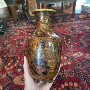 Cloisonné/Champleve Vase